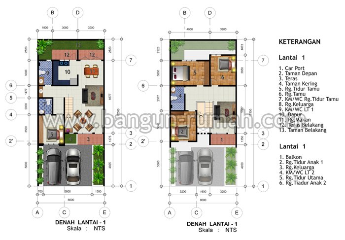 DENAH RUMAH 803